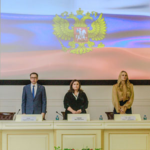 Торжественное открытие Всероссийской научно-практической конференции с международным участием «Актуальные аспекты формирования безопасной больничной среды в деятельности сестринского персонала»