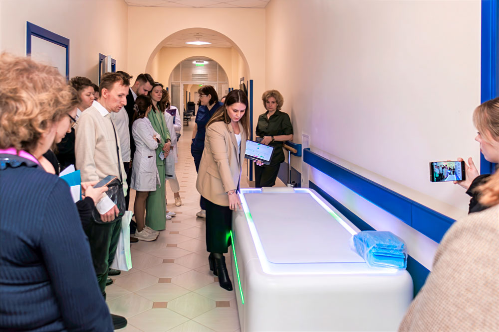 Участники смогли ознакомиться с образцами современного реабилитационного оборудования и задать вопросы разработчикам