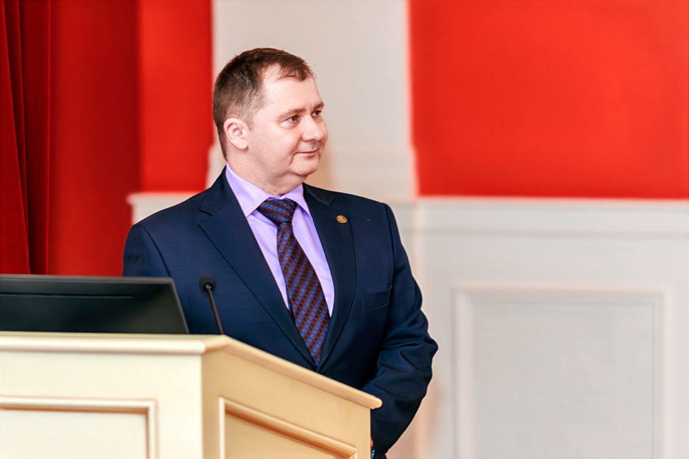 Представил актовую речь «Неисполненное завещание Н.И. Пирогова» профессор Виктор Григорьевич Гудымович