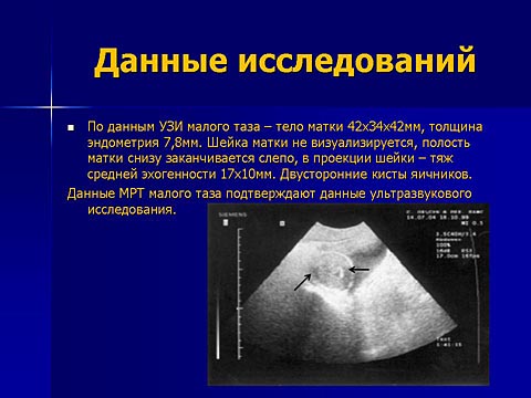 Данные исследований